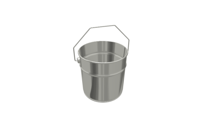 8L Cylindrical Paint & Coating Pail